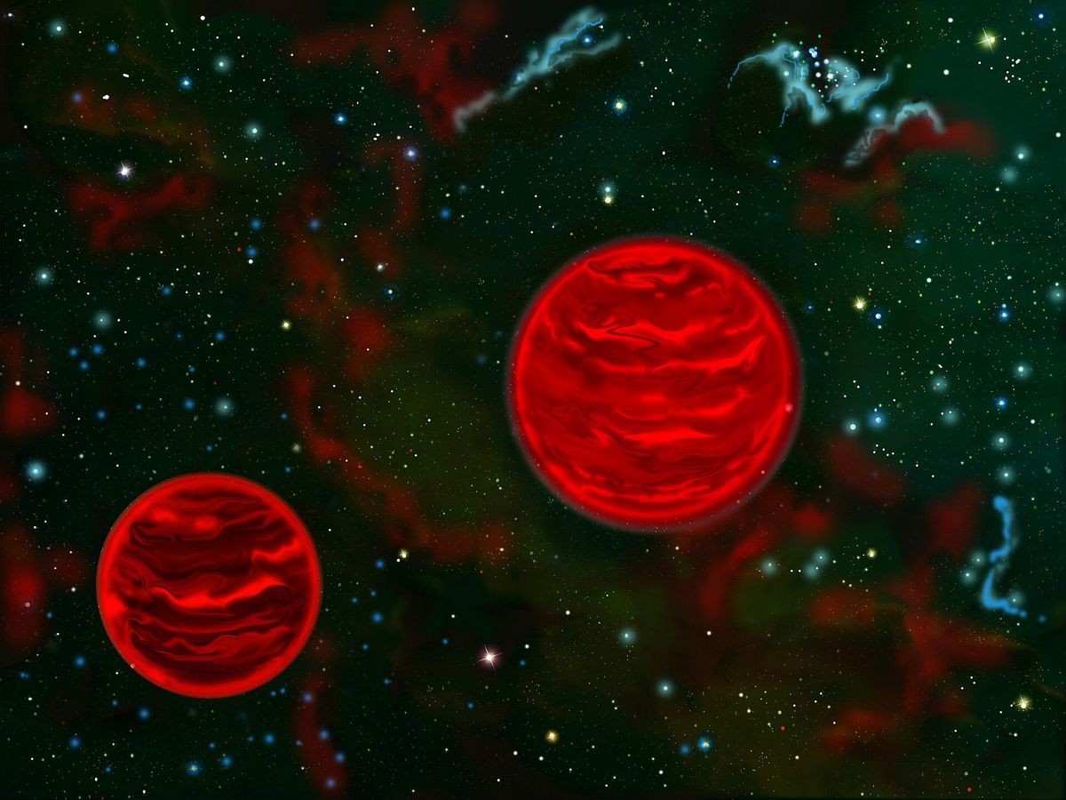 Braune Zwerge: Ein ungewöhnliches Paar am Himmel