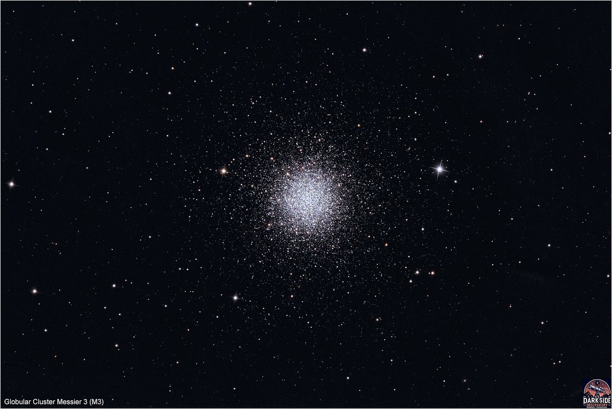 Den Kugelsternhaufen Messier 3 beobachten
