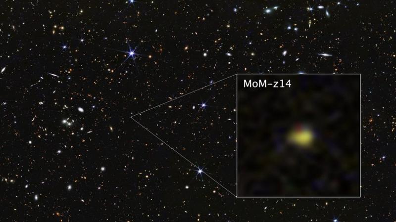 Eine sehr alte Galaxie