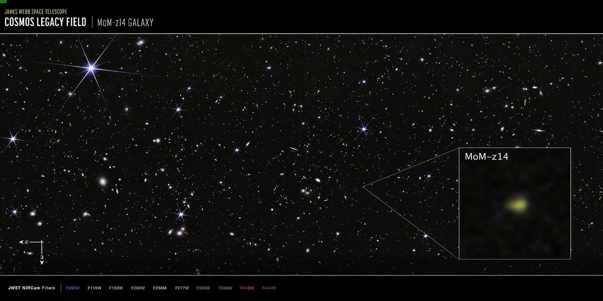 Eine Rekord-Galaxie aus der Frühzeit des Universums