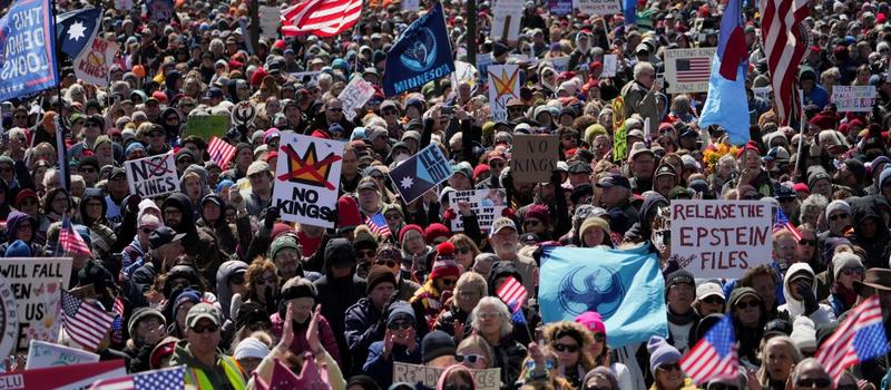 Landesweite Proteste in den USA: "No Kings" gegen Trumps Politik
