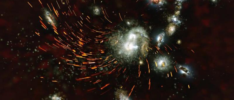 Monolithischer Kollaps: Die schnelle Entstehung elliptischer Riesengalaxien im frühen Universum