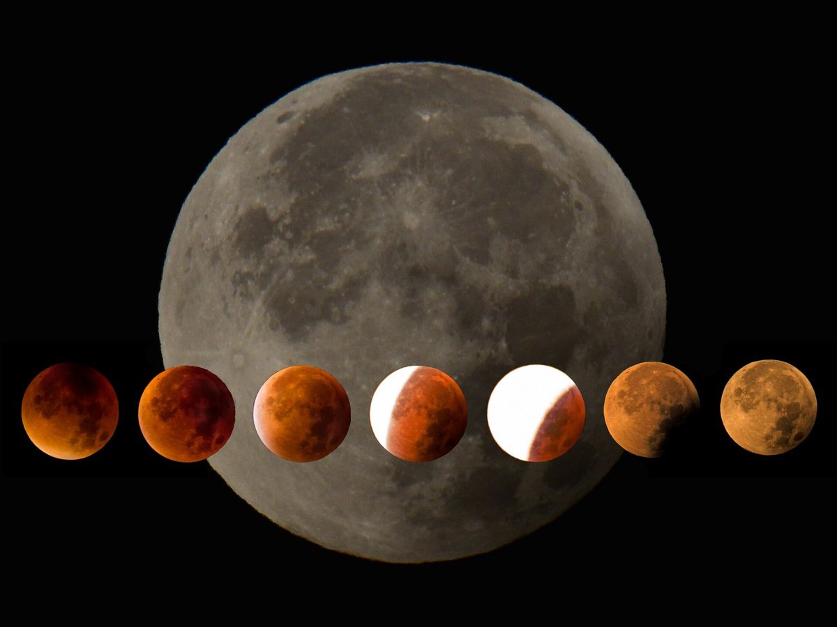 Der rote Mond heute